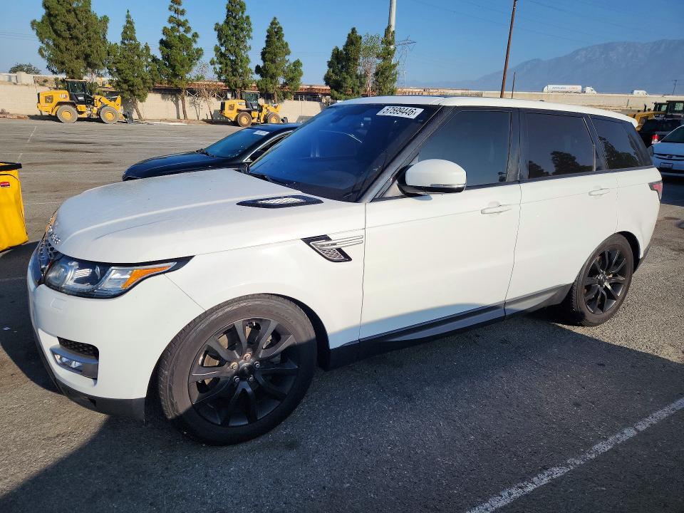 2016 LAND ROVER RANGE ROVER SPORT — VIN SALWR2PF6GA592930