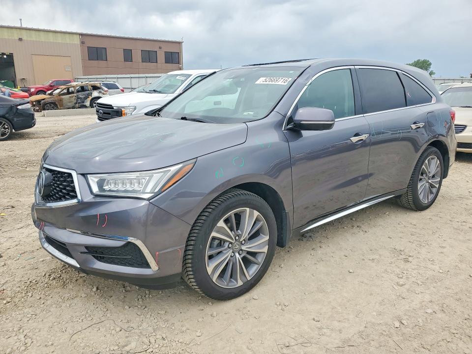 2018 ACURA MDX — VIN 5J8YD4H51JL016806