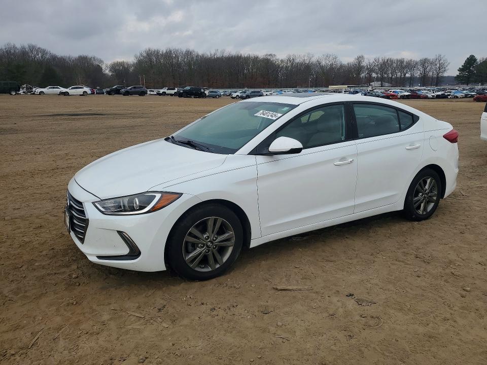 2018 HYUNDAI ELANTRA — VIN 5NPD84LF7JH287407