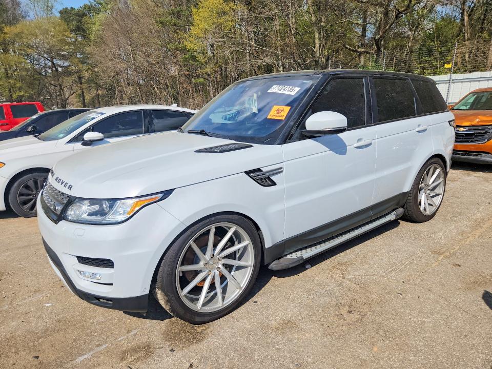 2016 LAND ROVER RANGE ROVER SPORT — VIN SALWR2VFXGA632347