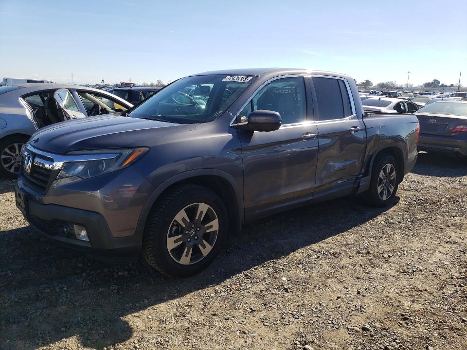 2019 HONDA RIDGELINE — VIN 5FPYK2F68KB002482
