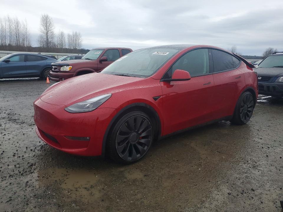 2022 TESLA MODEL Y — VIN 7SAYGDEF5NF491874