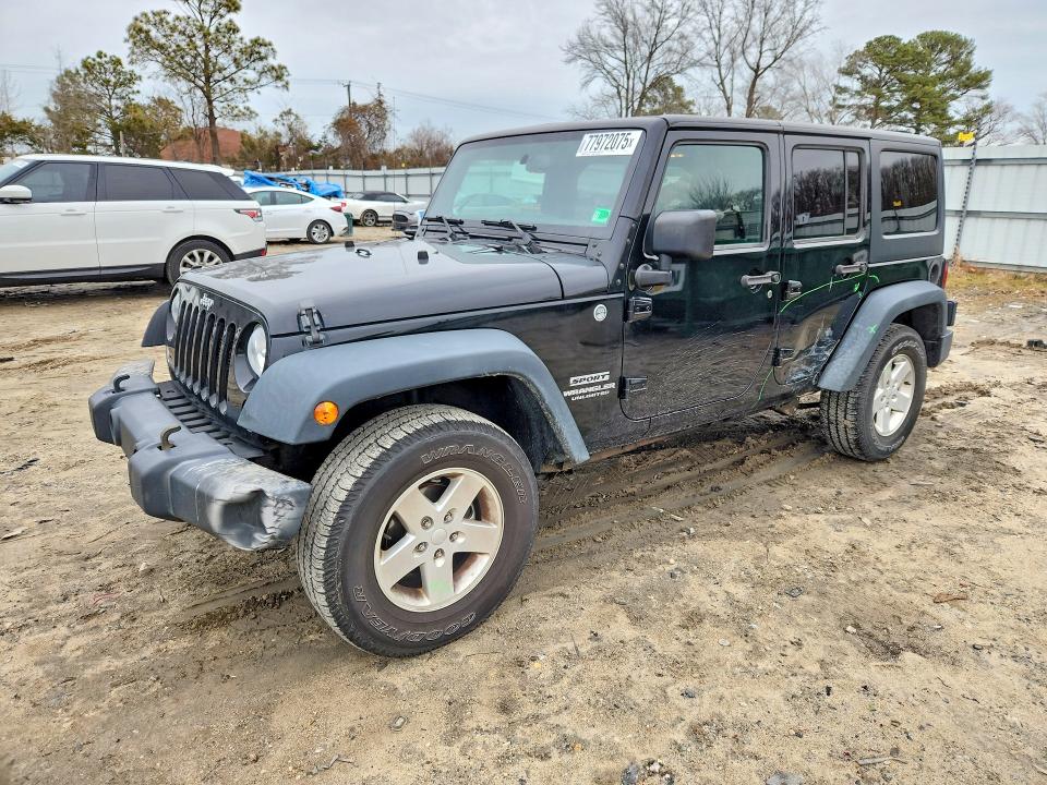 2016 JEEP WRANGLER UNLIMITED — VIN 1C4BJWDG9GL135177