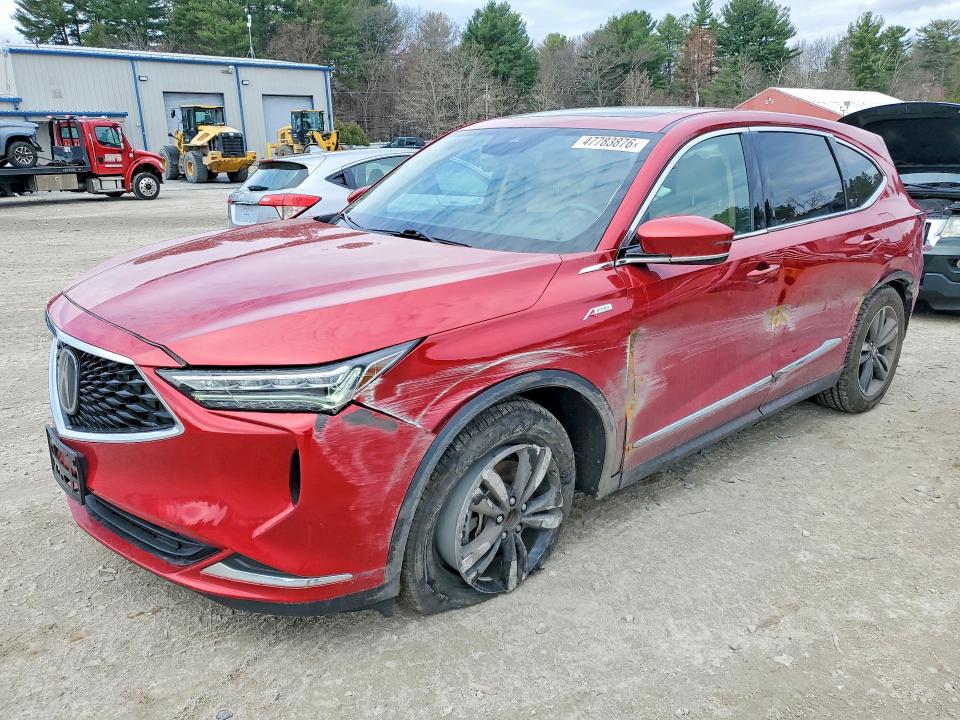 2022 ACURA MDX — VIN 5J8YE1H34NL020252