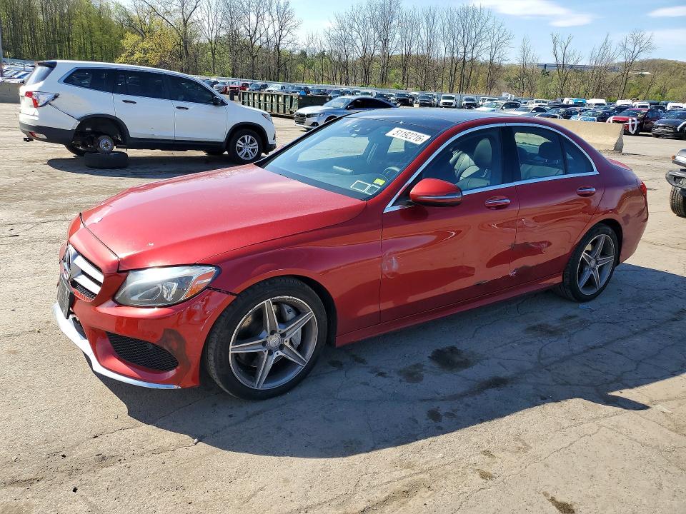 2016 MERCEDES-BENZ C — VIN 55SWF4KB2GU158378