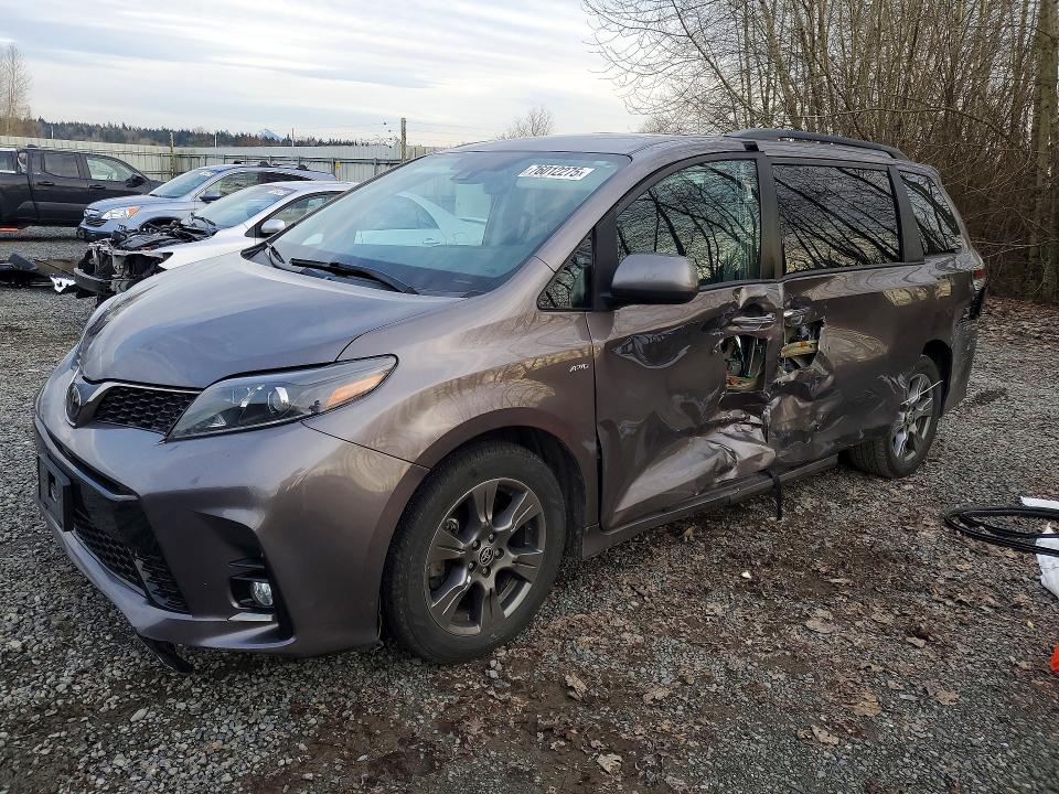 2020 TOYOTA SIENNA — VIN 5TDEZ3DC3LS251582