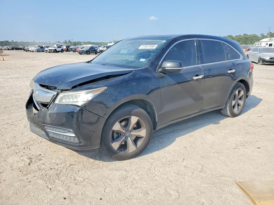 2016 ACURA MDX — VIN 5FRYD4H21GB052185