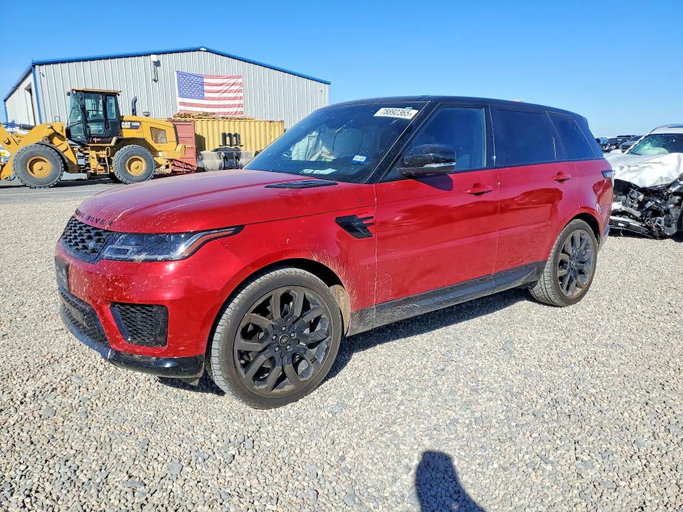 2022 LAND ROVER RANGE ROVER SPORT — VIN SALWR2SU8NA797555