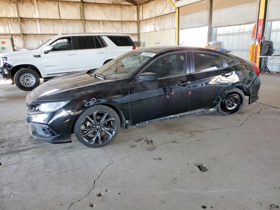 2019 HONDA CIVIC — VIN 19XFC2E8XKE047591