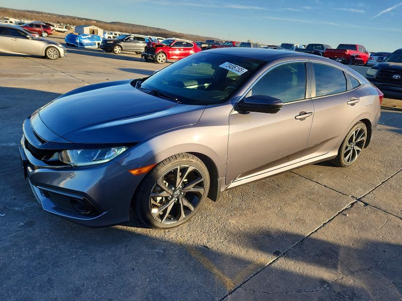 2019 HONDA CIVIC — VIN 19XFC2F85KE013072
