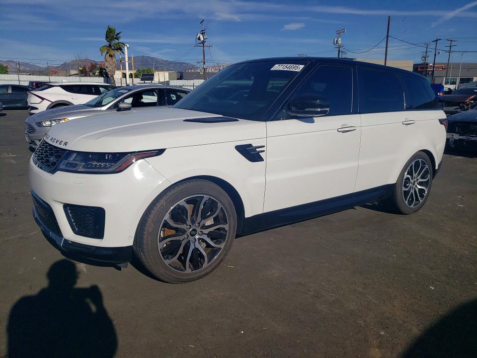 2022 LAND ROVER RANGE ROVER SPORT — VIN SALWR2SU0NA205484