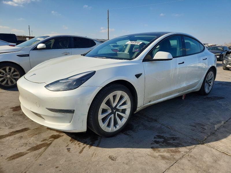 2022 TESLA MODEL 3 — VIN 5YJ3E1EB0NF267436