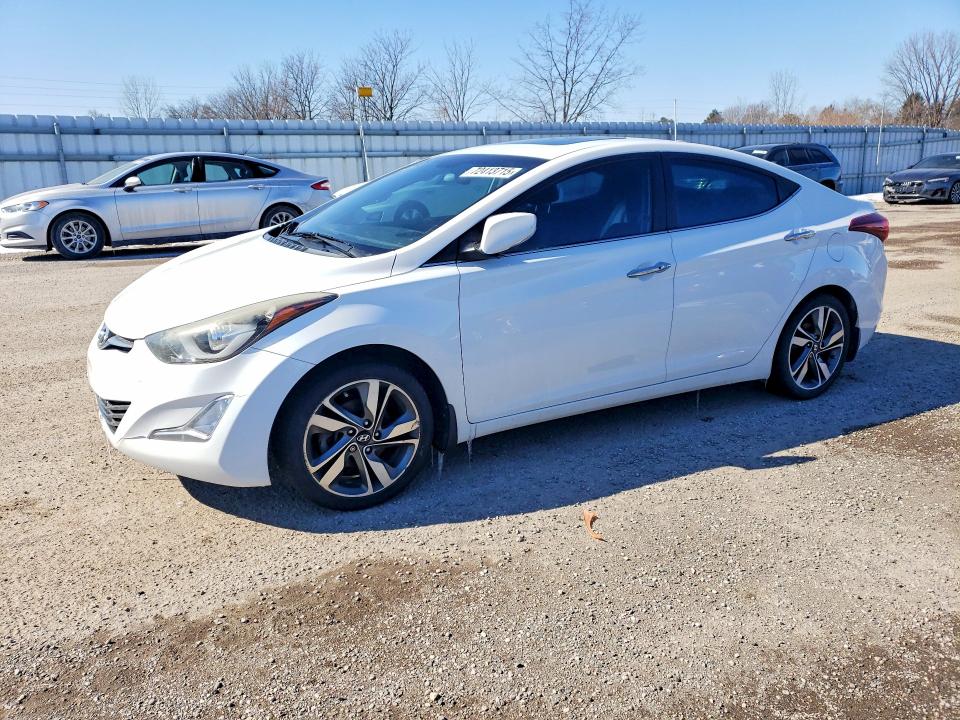 2016 HYUNDAI ELANTRA — VIN KMHDH4AH3GU639378