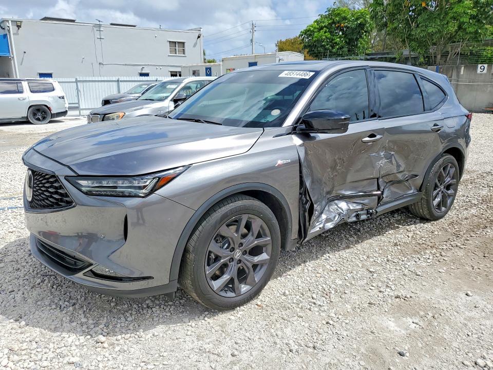 2022 ACURA MDX — VIN 5J8YE1H07NL050934
