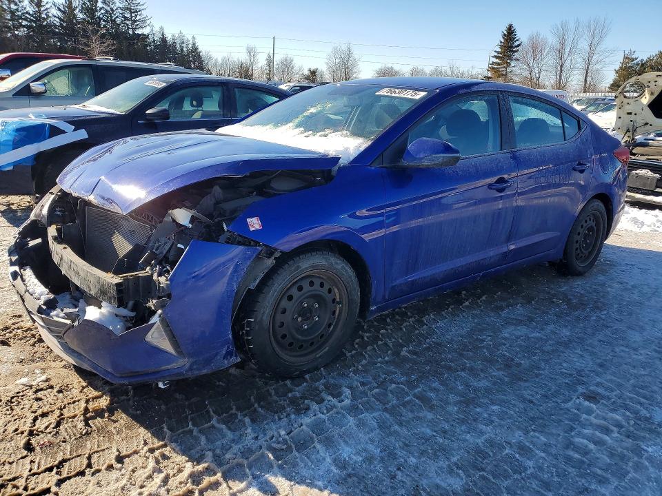 2019 HYUNDAI ELANTRA SEL AUTOMATI — VIN KMHD84LF0KU873806