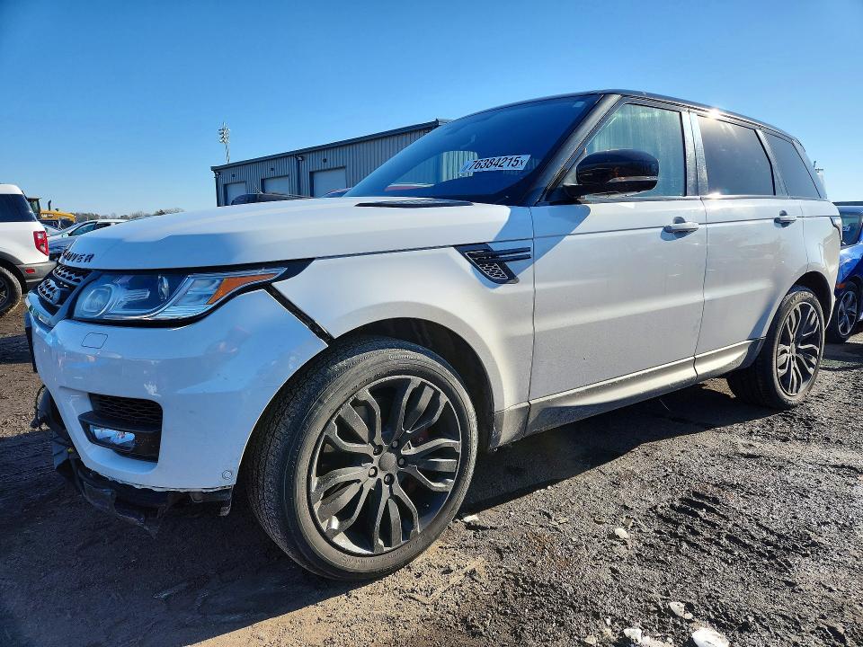 2016 LAND ROVER RANGE ROVER SPORT — VIN SALWR2EF7GA596598