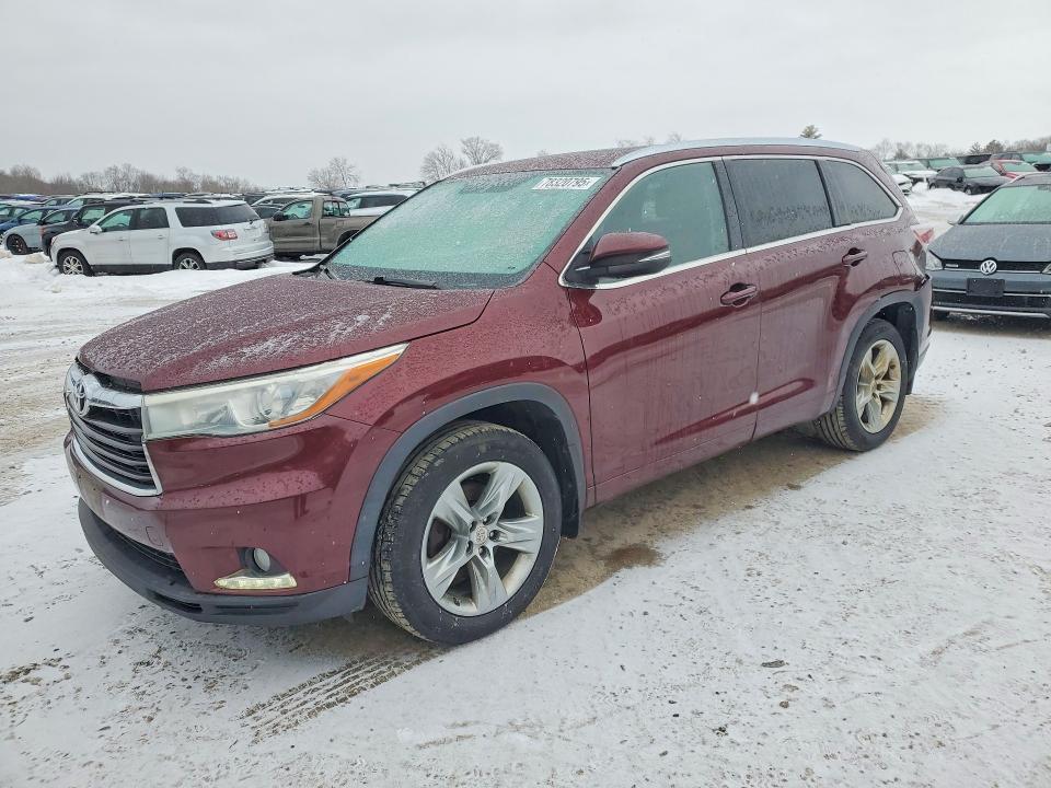 2015 TOYOTA HIGHLANDER — VIN 5TDDKRFH5FS087476