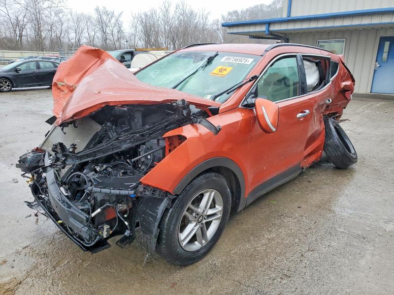 2018 HYUNDAI SANTA FE S — VIN 5XYZUDLB0JG522784