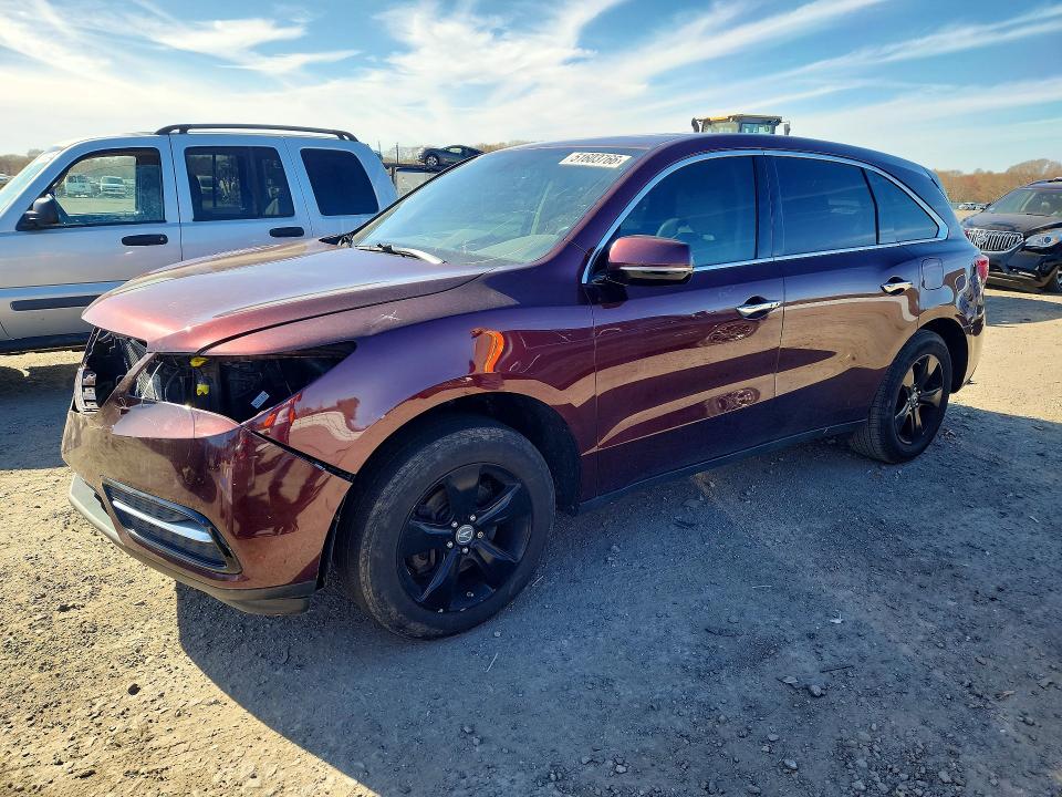 2016 ACURA MDX — VIN 5FRYD4H24GB035770