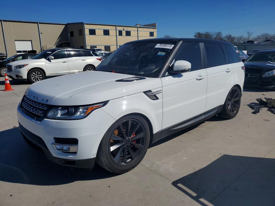 2016 LAND ROVER RANGE ROVER SPORT — VIN SALWR2VF7GA574696