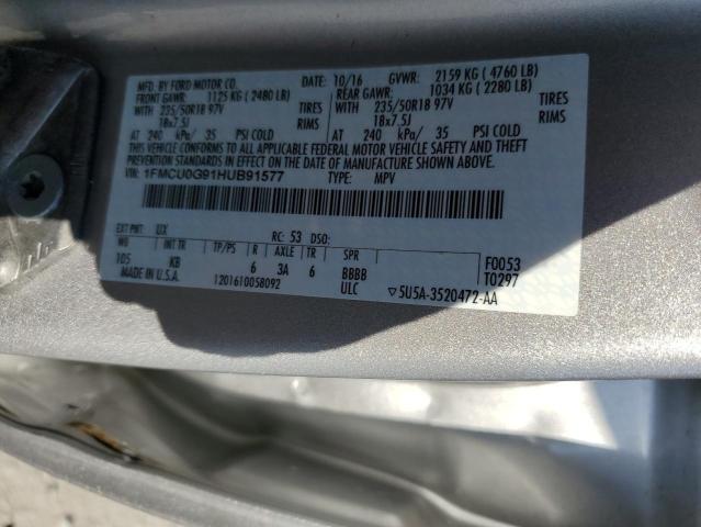 1FMCU0G91HUB91577