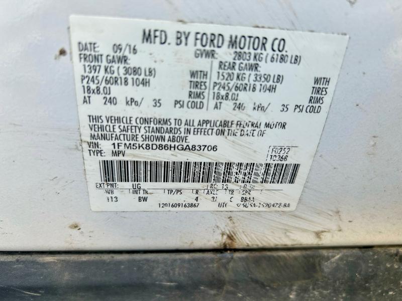 1FM5K8D86HGA83706