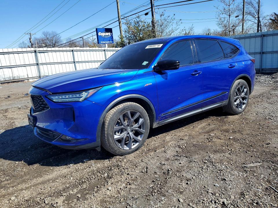 2022 ACURA MDX — VIN 5J8YE1H09NL042592