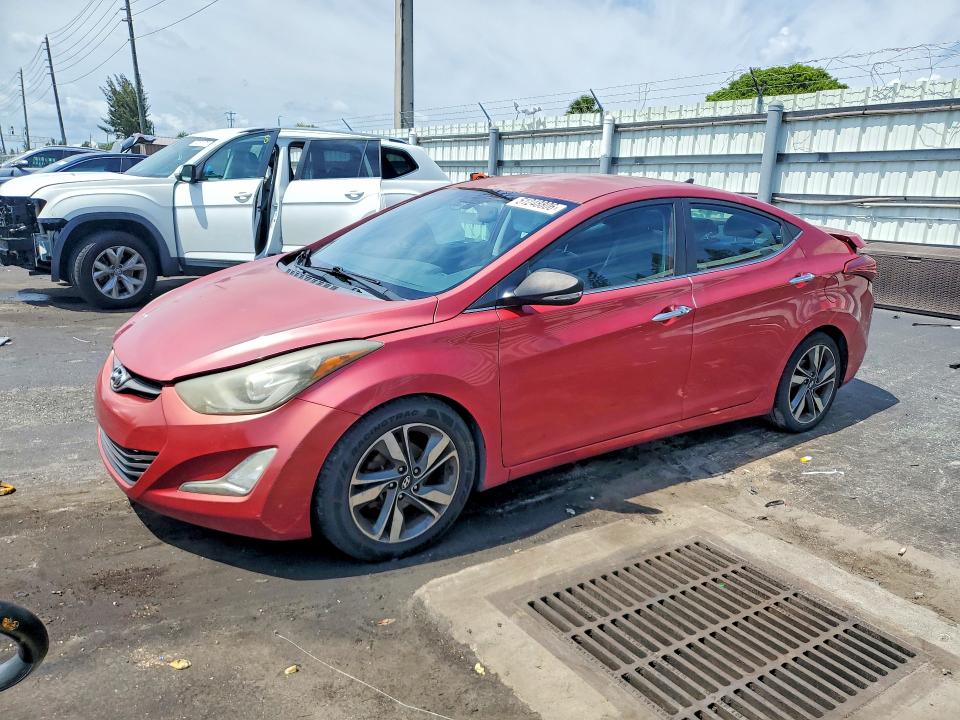 2016 HYUNDAI ELANTRA — VIN KMHDH4AE0GU552138