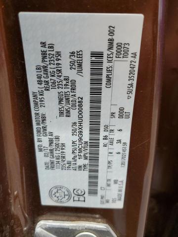 1FMCU9G9XHUD00882
