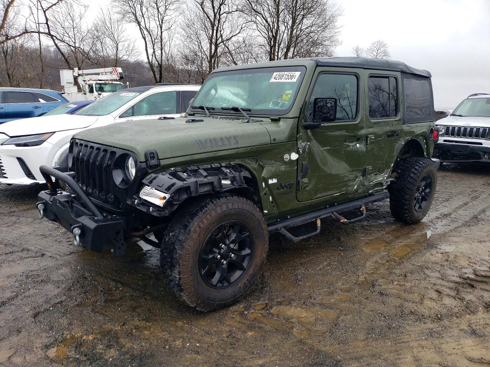 2022 JEEP WRANGLER UNLIMITED — VIN 1C4HJXDG5NW142302