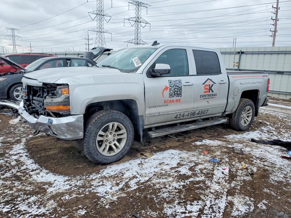 2018 CHEVROLET SILVERADO — VIN 3GCUKREC9JG332597