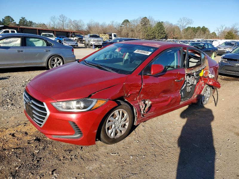 2017 HYUNDAI ELANTRA SE — VIN 5NPD74LF6HH100221