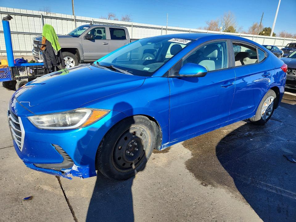 2017 HYUNDAI ELANTRA — VIN KMHD74LF4HU406979