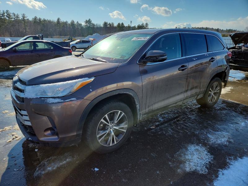 2019 TOYOTA HIGHLANDER — VIN 5TDBZRFH6KS998655