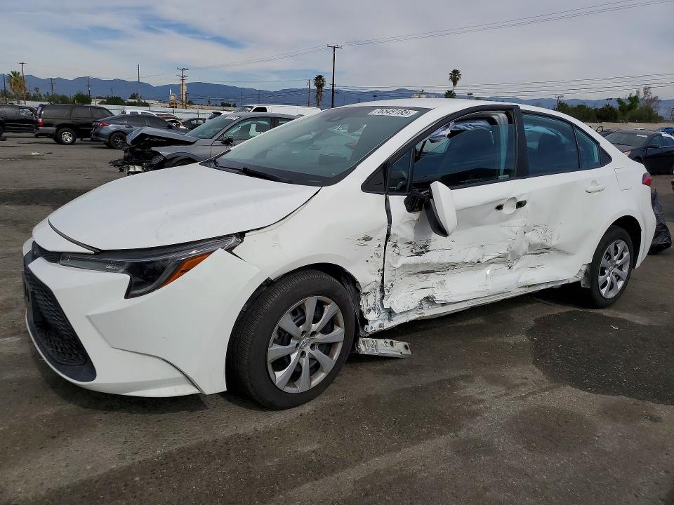 2022 TOYOTA COROLLA — VIN 5YFEPMAE7NP331884