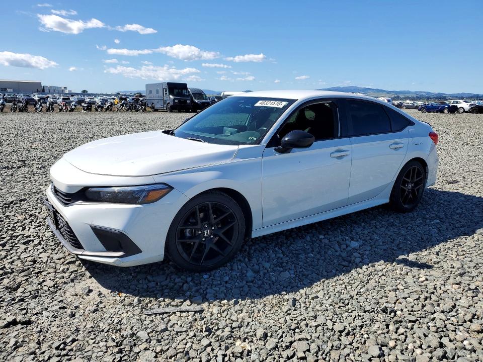 2022 HONDA CIVIC — VIN 2HGFE2F59NH503217