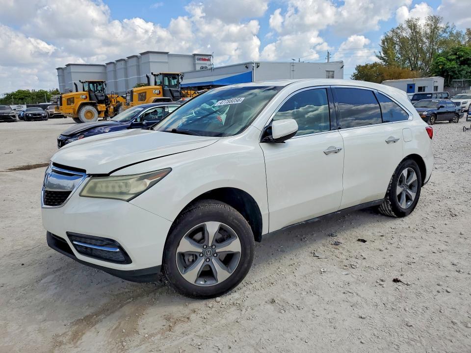 2016 ACURA MDX — VIN 5FRYD3H26GB018611