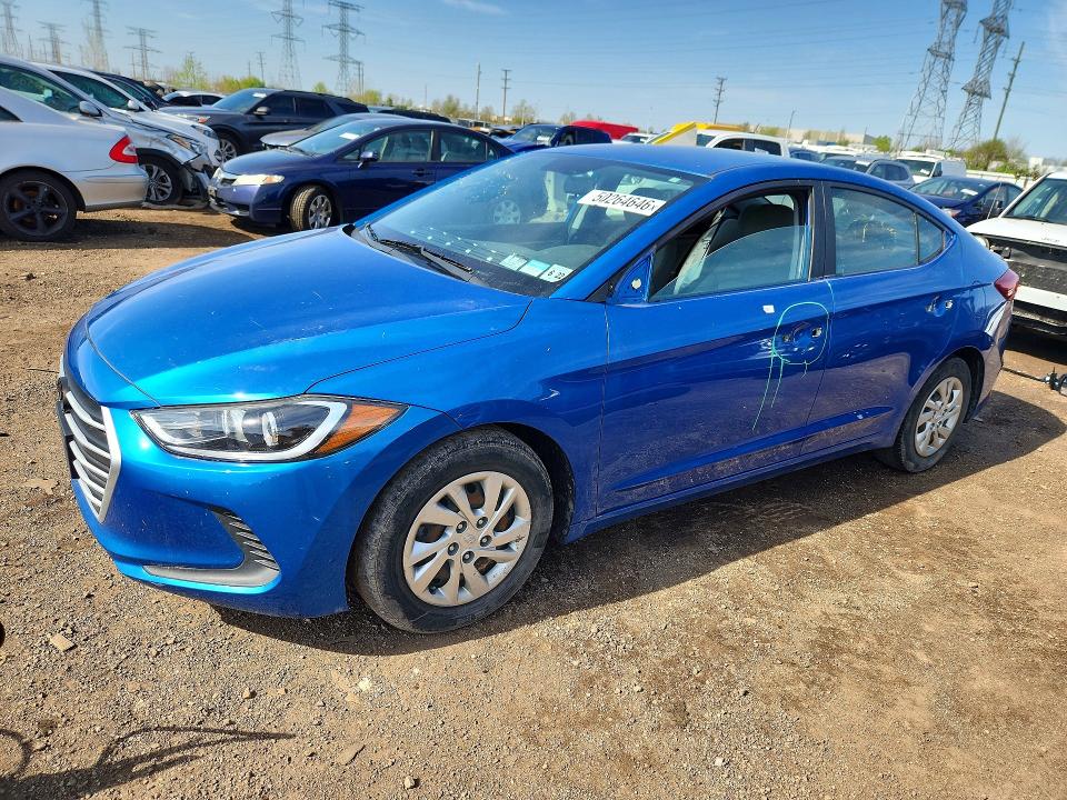 2017 HYUNDAI ELANTRA — VIN KMHD74LF9HU353728
