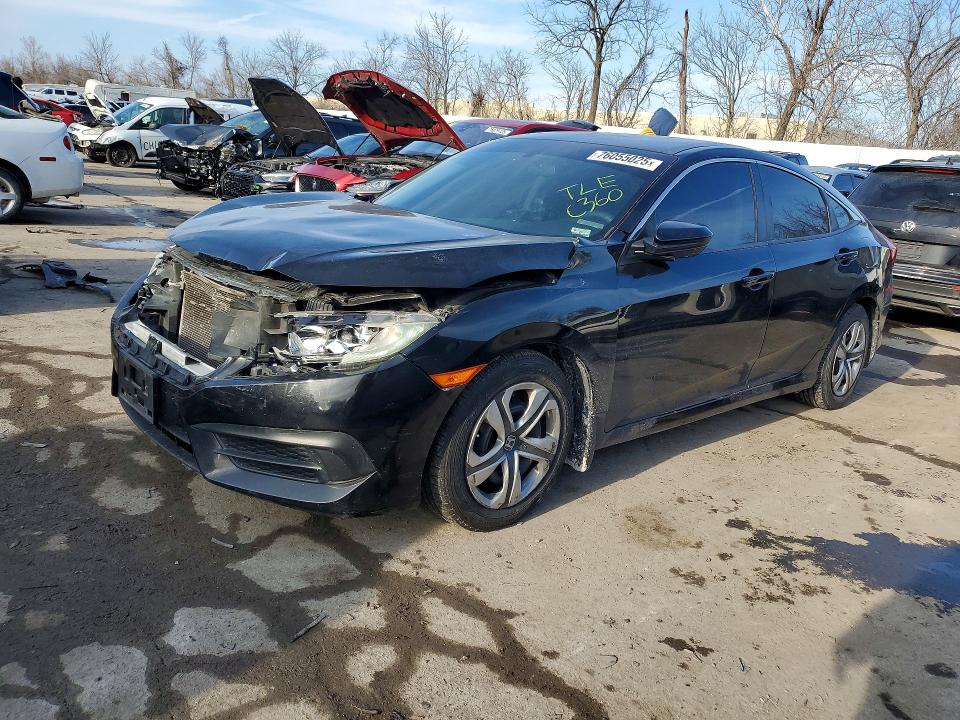 2016 HONDA CIVIC — VIN 19XFC2F52GE003483