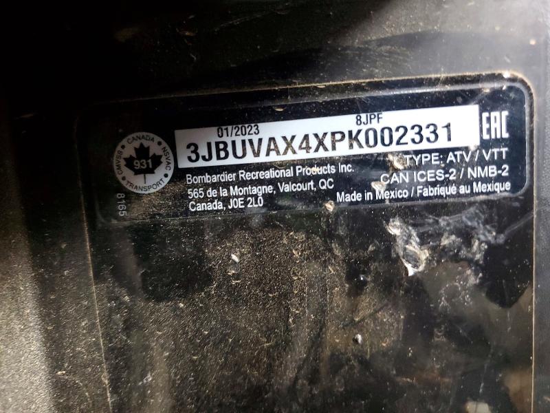 3JBUVAX4XPK002331