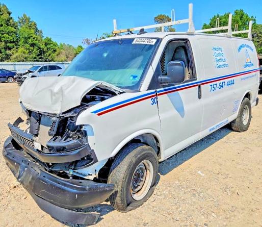 2022 CHEVROLET EXPRESS G2500 — VIN 1GCWGAFP4N1165891