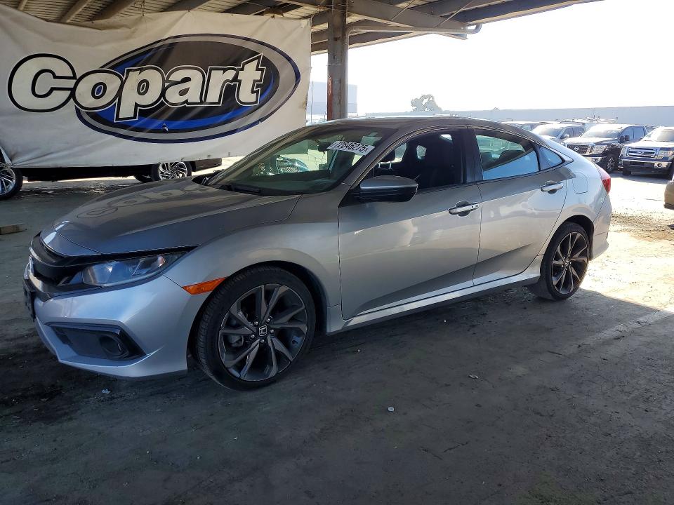 2019 HONDA CIVIC — VIN 19XFC2F81KE208361