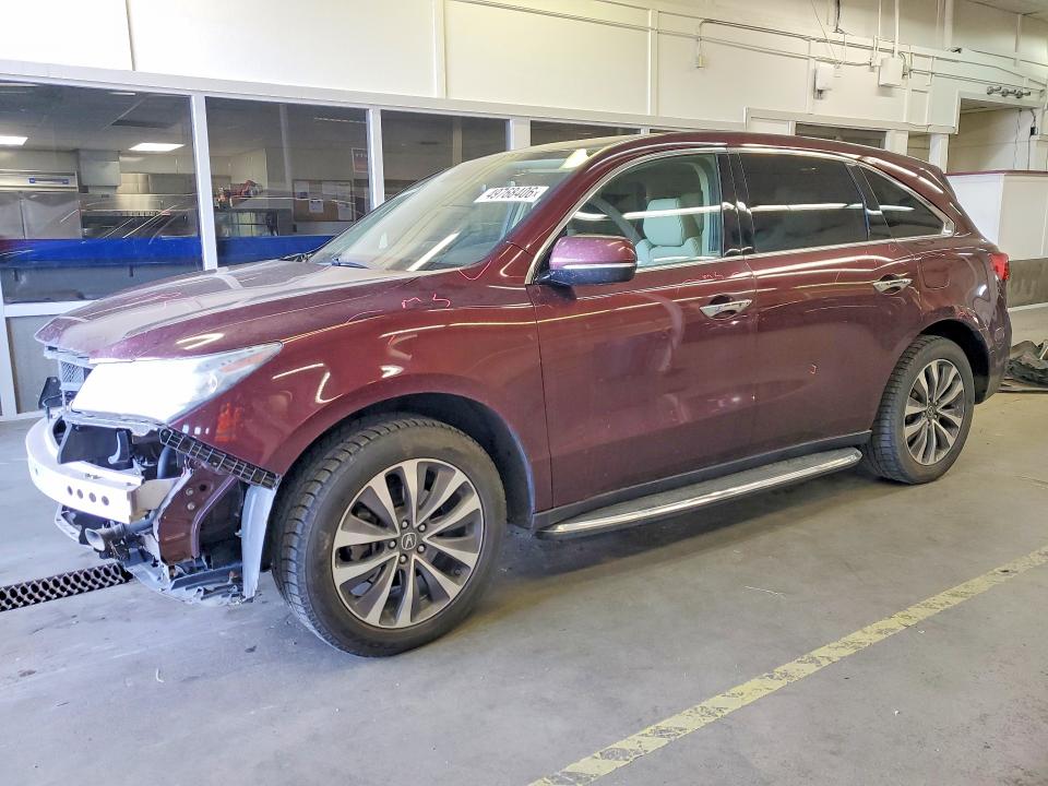 2016 ACURA MDX — VIN 5FRYD4H41GB019107