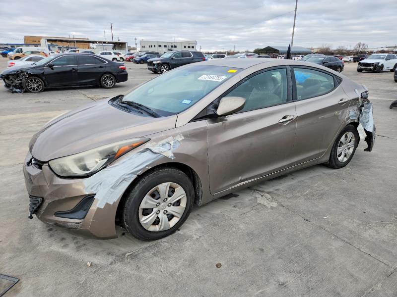 2016 HYUNDAI ELANTRA SE — VIN 5NPDH4AE8GH694915
