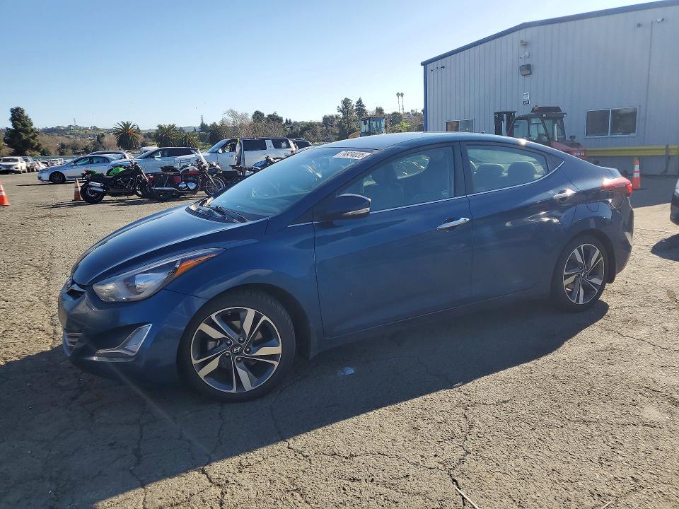 2015 HYUNDAI ELANTRA — VIN KMHDH4AE6FU257849