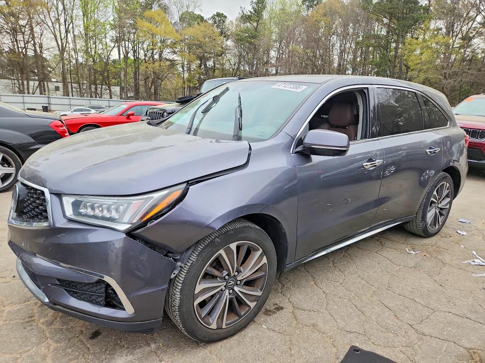 2019 ACURA MDX — VIN 5J8YD3H53KL007939