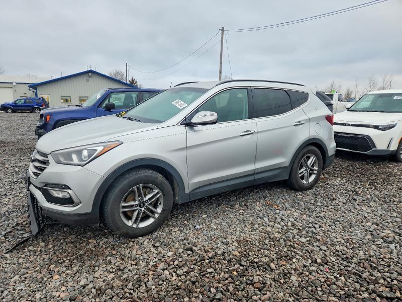 2018 HYUNDAI SANTA FE S — VIN 5XYZU3LBXJG514850