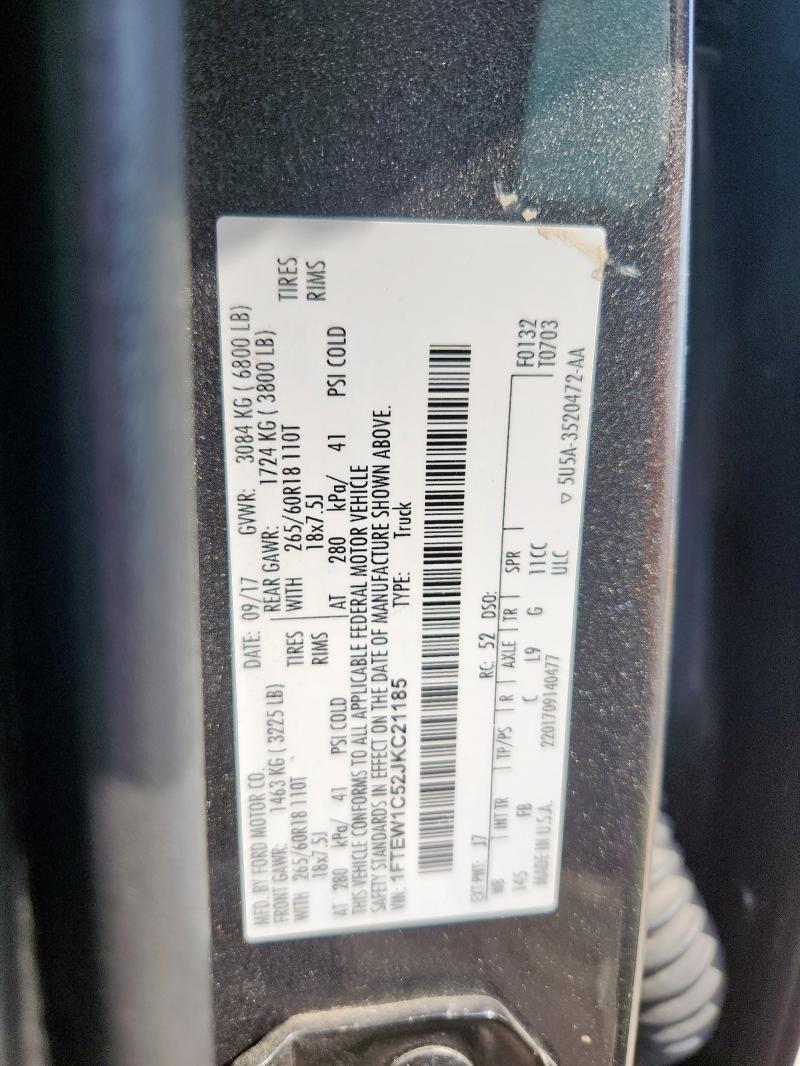 1FTEW1C52JKC21185
