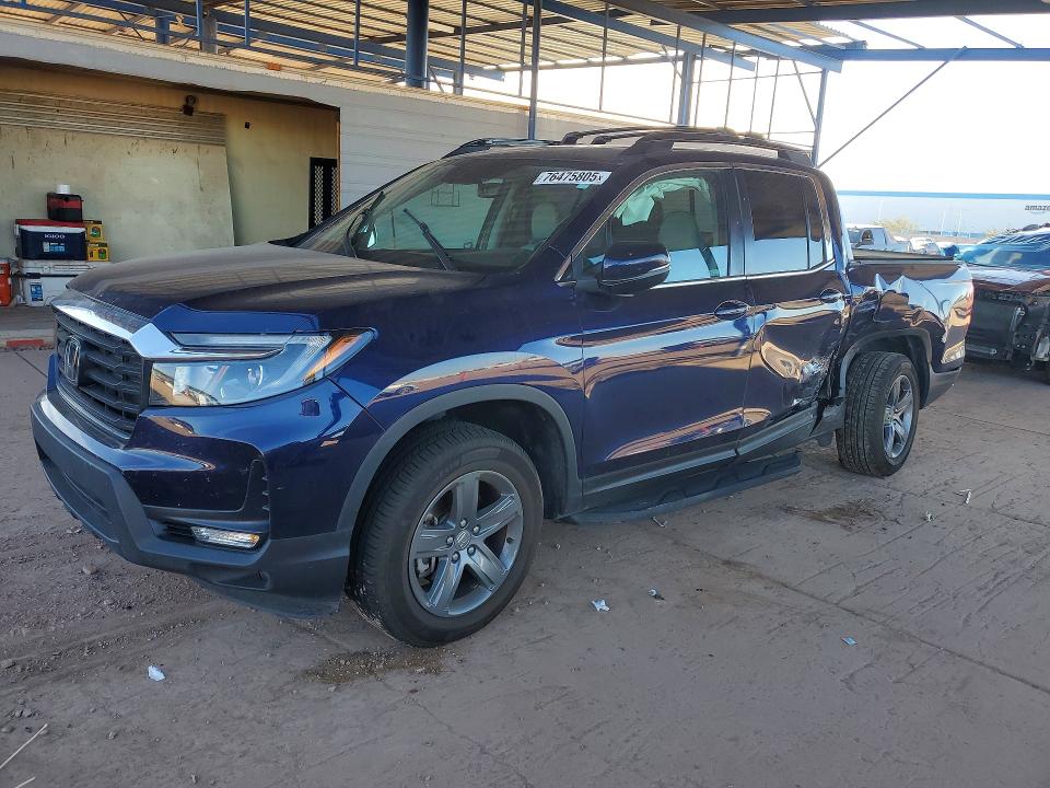 2022 HONDA RIDGELINE — VIN 5FPYK3F50NB001957