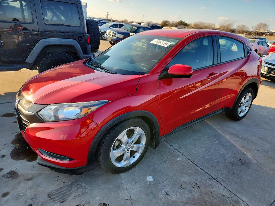 2016 HONDA HR-V — VIN 3CZRU5H39GM739635
